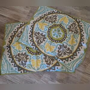 Two Pillow Shams, Standard Pillow Size, EUC